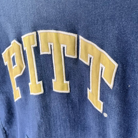 Pittsburgh Pitt University Steve & Barry’s Hoodie Men’s XS Navy Collegiate 2269 - Picture 2 of 7